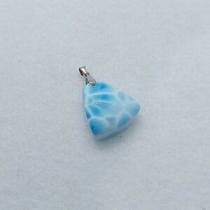 🩵 S925 HQ Columbian "Turtle Shell" Larimar Pendant